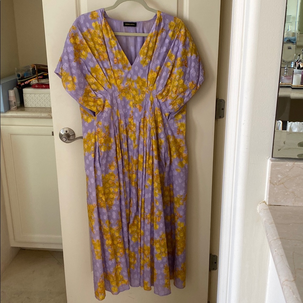 STINE GOYA Lavender and Orange Dress